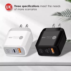 <span class=keywords><strong>Amazon</strong></span> Hàng Bán Chạy Bộ Sạc Tường Micro <span class=keywords><strong>USB</strong></span> Type C 25W Sạc Điện Thoại Nhanh Hai Cổng <span class=keywords><strong>USB</strong></span> QC3.0 Phích Cắm Chuẩn Châu Âu Mỹ Anh - Product Image 5