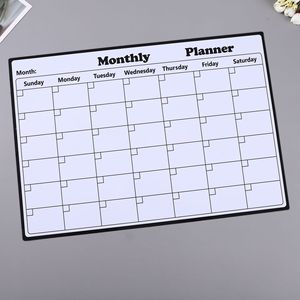 Custom Printed Waterproof Magnetic Calendar Stickers for Fridge with Erasable Surface and Markers Included Promotional Gift