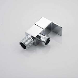 Poignée carrée en alliage de zinc chromé <span class=keywords><strong>à</strong></span> ouverture rapide, haute qualité, pour hôtels, économie d'eau, facile <span class=keywords><strong>à</strong></span> utiliser – Vente directe, produit phare - Product Image 3