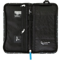 Porta Pasaportes Resistente, Cartera de Viaje con Bloqueo RFID, Organizador de Documentos Familiares para Tarjetas y Pasaportes