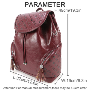 Mochila Universal de Moda, Mochila de Cuero Repujado para Mujer, Mochila Casual de Viaje, Mochila Elegante para Dama, Mochila de Gran Capacidad - Product Image 6