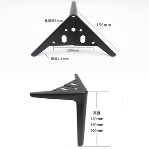 Metal Furniture <b>Support</b> <b>Legs</b> Heavy Duty Stable For Sofa <b>Bed</b> Table Cabinet - Product Image 1