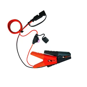 12V 16AWG Alligator Clip to SAE Cable Quick Release Cable Car Solar Charging Extension Cord Battery Jumper Cables