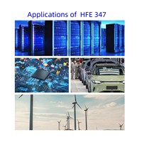 Hydrofluoroéther HFE-347 Liquide de nettoyage électronique Non inflammable Sans résidus Faible GWP Solvant pour composants semi-conducteurs