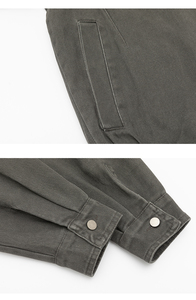 Giacca Vintage retrò neutra giacca Casual ampia impermeabile Unisex inverno 100% poliestere - Product Image 3