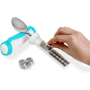 Cuchara Adaptada para Personas con Discapacidad, Cubiertos para Personas Mayores con Mango Flexible y Peso Ajustable KMINA K40066 - Product Image 1