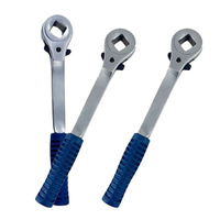 Poignée ergonomique en plastique, cliquet en acier au carbone de 17 mm - Prise en main confortable pour une utilisation prolongée