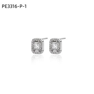 Fashion Earrings with Zirconia <b>Stud</b> PE3316 for Women High Quality Jewelry - Product Image 5