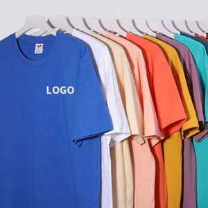 <b>Drop</b> Shoulder Blank Summer Tee 100% Cotton Plain Custom Wholesale Clothes Men's T Shirt Tshirt Sublimation Blanks Woven 2Pcs - Product Image 3