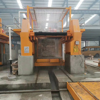 Scie à ruban multi-lames Hualong Stone Machinery pour la coupe de blocs de marbre en carrière, machine à pierre avec 80 lames pour la Turquie