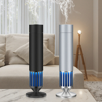 Diffuseur d'arômes intelligent en aluminium, respectueux des animaux et de l'environnement, sans eau, avec haut-parleur Bluetooth, commande par application, lumière LED, pour table