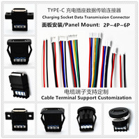 Soket kecil Usb Tipe C, 2Pin 3Pin 4Pin