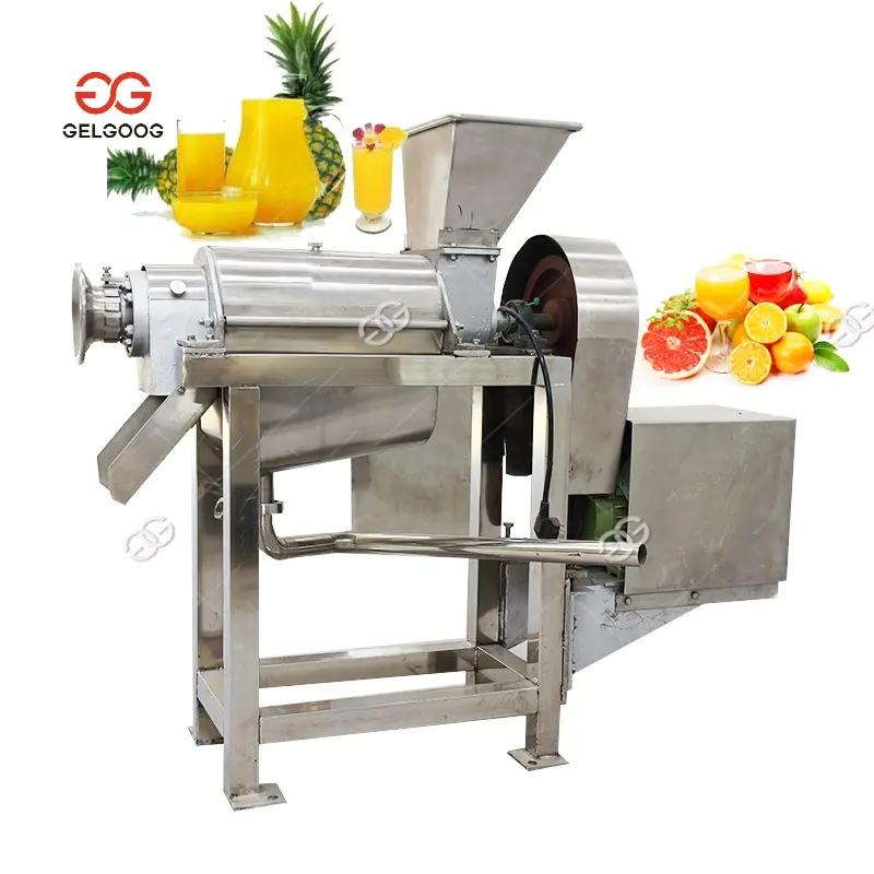 Gelgoog 500kg Machine à jus de pomme industrielle Équipement de presse à bande Extracteur de jus d'ananas de pomme