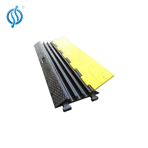 Yellow Jacket 2 Channel <strong>Electrical</strong> Wire <strong>Cable</strong> <strong>Protector</strong>/Rubber Kerb Ramps/<strong>Floor</strong> <strong>Cable</strong> Cover - Product Image 4