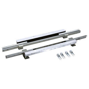 รางเลื่อนขาโต๊ะโลหะน้ำหนักเบาอเนกประสงค์ โต๊ะรับประทานอาหารรูปตัว L แบบสปริงยกขึ้น ดีไซน์ทันสมัย ติดตั้งง่าย - Product Image 3