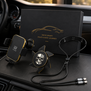 Colección de Accesorios Esenciales para Auto de Lujo, Set de Regalo con Soporte para Teléfono, Caja para Pañuelos, Portavasos, Posavasos, Llavero y Accesorios Decorativos - Product Image 2