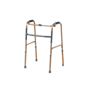 Aluminum Alloy Folding <b>Walker</b> Height Adjustable 77-95Cm For <b>Elderly</b> Walking Aid - Product Image 2