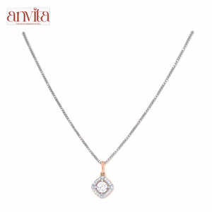 Collier pendentif en argent sterling 925, or 10KT, 14KT, 18KT, bijoux fins classiques et délicats, design intemporel - Product Image 1