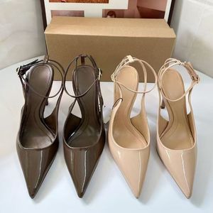 Zapatos de Tacón de Aguja Puntiagudos, Tacones de Aguja Sexys, Zapatos de Tacón con Tira Trasera - Product Image 3