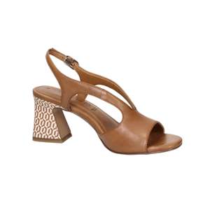Tamaris Women's <b>Open</b> Toe Heeled Sandal Genuine Leather Block Heel 7cm Buckle Closure Size 37 - Product Image 2