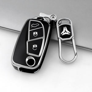 Coque de protection pour clé de voiture en TPU souple de qualité supérieure pour <span class=keywords><strong>Fiat</strong></span> <span class=keywords><strong>500</strong></span> Panda Ducato 500L Punto Lancia Musa porte-clés porte-clés sac usine directe - Product Image 5