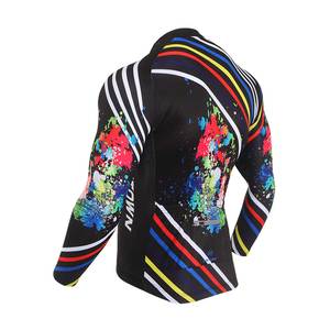Maglie da <span class=keywords><strong>Ciclismo</strong></span> Personalizzabili OEM per Uomo, Traspiranti, Taglie Grandi, 100% Poliestere, <span class=keywords><strong>Manica</strong></span> <span class=keywords><strong>Lunga</strong></span> - Product Image 5