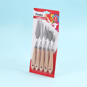 ชุดมีดปาดสีสแตนเลส FOSKA 5 ชิ้น สำหรับ<span class=keywords><strong>งาน</strong></span>เพ้นท์อะคริลิ<span class=keywords><strong>ค</strong></span>และสีน้ำมัน พร้อ<span class=keywords><strong>ม</strong></span>ด้ามไม้ สำหรับศิลปิน - Product Image 6