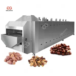 Stainless Steel Whole Sale Cashew Nut Roasting Line Nut Roaster Machine for Peanuts Roasting