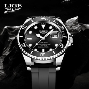 Nuevo Reloj de Cuarzo Lige 10045 de 2022 para Hombre, Correa de Acero Inoxidable, Resistente al Agua, con Indicador de Fecha, Reloj de Pulsera Ejecutivo - Product Image 2