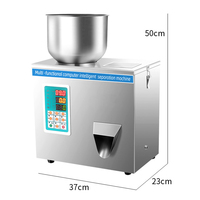 Bouteille Alimentaire Noix Granule Herbes Bonbons Épices Farine Lait Thé café Poudre Semi Auto Poudre Distribution Pesage Machine De Remplissage
