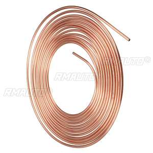 Kit de conduites de frein universelles en cuivre nickelé de 25 pieds, raccordement 3/16 " OD avec 15 écrous, antirouille, résistant à la corrosion S03K000002 - Product Image 3