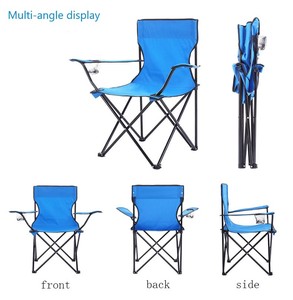 Comfort Chair Portable Folding Hot Sale Wholesale High Quality Travel Retractable Yellow Blue Black Camping Chair// Beach Chairs - Product Image 5