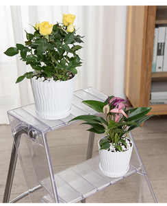 Dày Nhựa Sóng Vòng Planter-Cho Ban Công Mọng Nước, Hoa Hồng Trung Quốc & Nhà Làm Vườn - Product Image 2