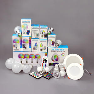 <span class=keywords><strong>Ampoule</strong></span> LED intelligente RGB à commande vocale, contrôle de groupe sans fil par application, prix d'usine, ventes chaudes, 3W 5W 9W 10W 15W, télécommande - Product Image 3