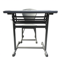 Ensemble table et chaise d'école moderne en ABS durable pour la salle de classe, le bureau à domicile, le salon