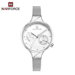 NAVIFORCE 5001 <span class=keywords><strong>orologi</strong></span> in oro rosa per donna moda elegante orologio da polso da donna impermeabile orologio da ragazza Relogios Feminino - Product Image 2