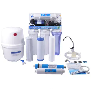 RO System And Water Purifier Treatment For Home Drinking Electric 220V 10 Inch 18W Ro Filter 7 Stages 150 Gpd Ce Rohs 12 Months