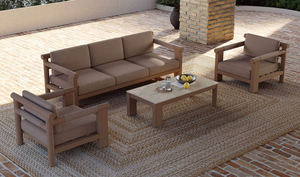 Ensemble <span class=keywords><strong>de</strong></span> canapés modernes en rotin tressé en <span class=keywords><strong>aluminium</strong></span> 4 pièces, résistant à l'eau, pour l'extérieur, le <span class=keywords><strong>jardin</strong></span>, le <span class=keywords><strong>salon</strong></span> et l'hôtellerie - Product Image 5