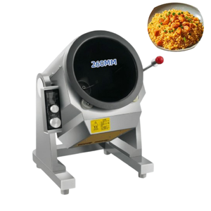 Efficient and Automatic Cooking Drum Cooking Machine Kitchen Equipment Robot 360 Degree Rotating Frying Noodle Vegetable Wok - Product Image 4