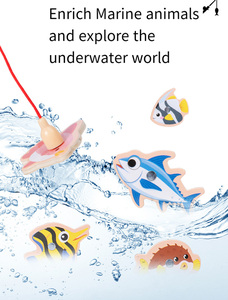 COMMIKI Ocean Animal Fishing giocattolo per bambini gioco educativo di coordinazione occhio della mano per bambini da 1 a 3 anni gioco di apprendimento precoce - Product Image 5
