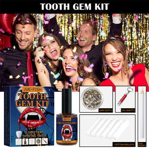 Kit de Décoration <span class=keywords><strong>Dentaire</strong></span> DIY en Cristal <span class=keywords><strong>Diamant</strong></span>, Bijoux Dentaires Faciles à Retirer avec <span class=keywords><strong>Colle</strong></span> UV et Lampe de Polymérisation - Product Image 6