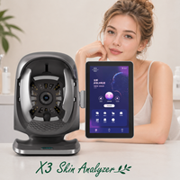 Dispositivo de análisis de piel facial con IA X3 Skin Analyzer con sistema de detección de acné, pigmentación y arrugas mediante imágenes multispectrales.