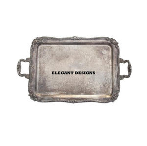 ทำด้วยมือที่สวยงามมีค่าโลหะทองเหลืองถาดให้บริการถาดเสิร์ฟโลหะทองเหลืองสไตล์ที่ดีที่สุดที่ดูดี - Product Image 4