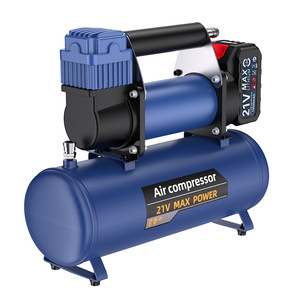 Compresor de Aire Portátil de 21V de Potencia Máxima, de un Solo Cilindro, para Motocicleta y Bicicleta Eléctrica - Product Image 1