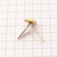 Attaches en métal plaqué or en forme de champignon pour scrapbooking, loisirs créatifs et reliure de bureau