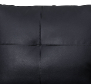 Ensemble de canapé-lit sectionnel en cuir en forme de L moderne et personnalisé avec ottoman pour salon contemporain - Product Image 4