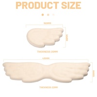 Repose-poignet Cloud Wing pour clavier d'ordinateur, souris, ordinateur portable, PC, coussin en mousse à mémoire de forme, support de souris, support de poignet, repose-poignet pour clavier