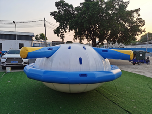 Bateau gonflable UFO étanche en PVC pour parc aquatique, lac, piscine – Amusement garanti - Product Image 4