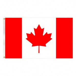 3x5FT Polyester Cheap Price Canada Country <b>Flag</b> and National <b>Flag</b> With Two Grommets - Product Image 1