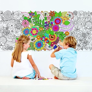 <span class=keywords><strong>โปสเตอร์</strong></span>ระบายสีลาย<span class=keywords><strong>ดอกไม้</strong></span> ขนาด/รูปแบบตามสั่ง กระดาษ<span class=keywords><strong>วาด</strong></span>ภาพ DIY งานศิลปะ แบนเนอร์เปล่า ระบายสี ผ้าคลุมโต๊ะ ตกแต่งผนัง สำหรับเด็ก บ้าน และโรงเรียน - Product Image 2